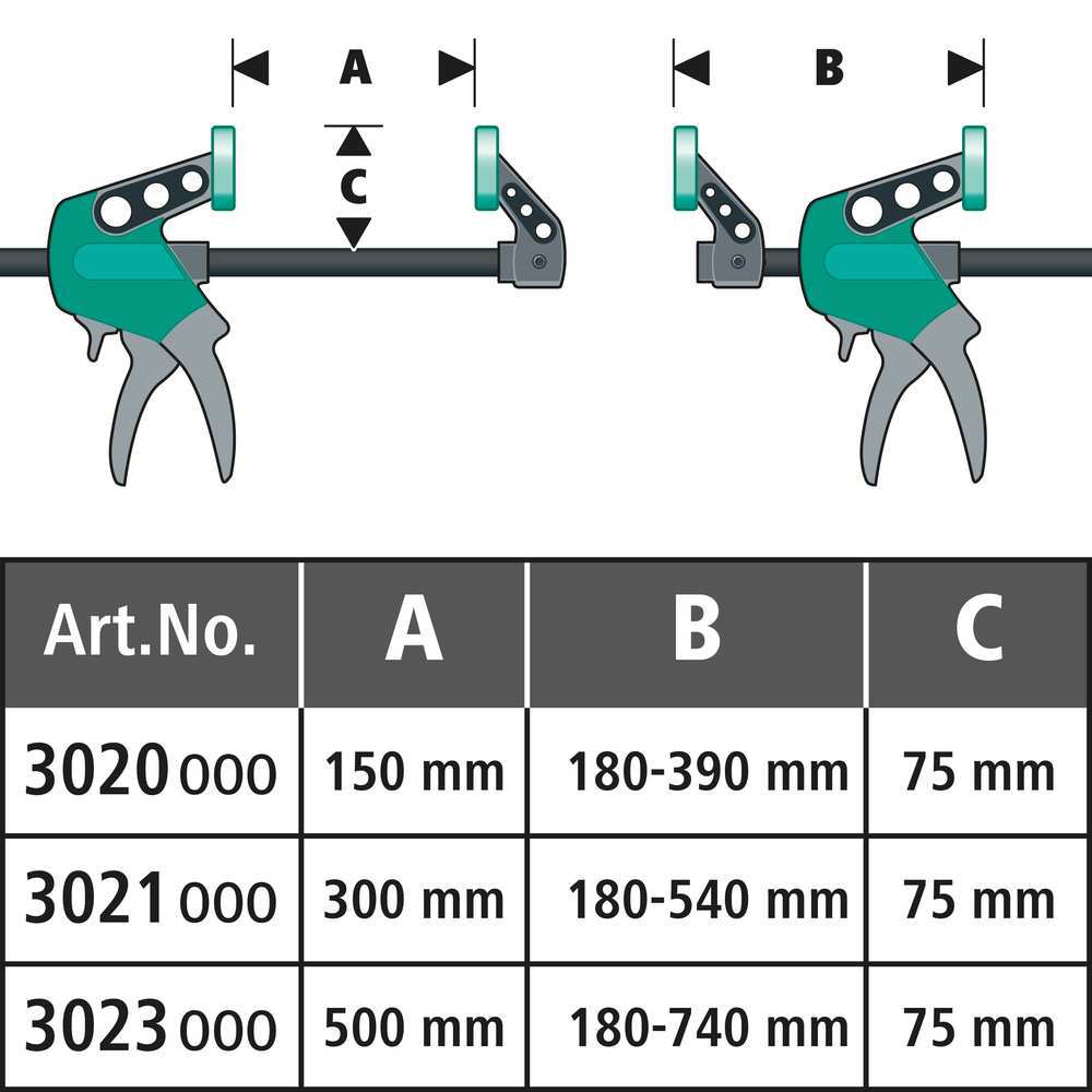 Wolfcraft Stega Jednoručna EHZ EASY 75 / 150 mm - 3020000 - Slika 6