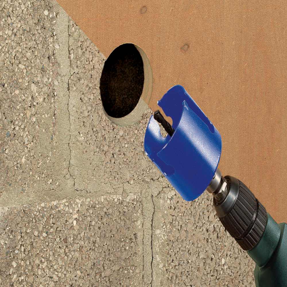 Wolfcraft Kruna Univerzalna Sa Svrdlom Za Centriranje fi 105 / 60 mm PRIHVAT 8 mm - 3887000 - Slika 2