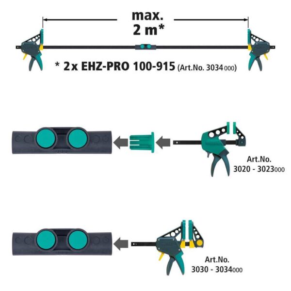 Wolfcraft Adapter Za Spajanje Jednoručnih Stega PRO L / Easy - 3038000 - Slika 8
