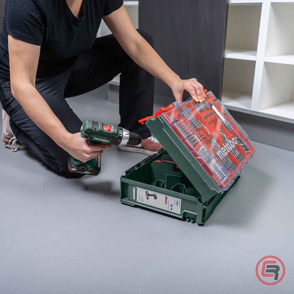 Metabo Bušilica - Odvijač Aku Udarna SB 18 L Set 2 x AKU (2,0 Ah) SC 36 Mobile WorkShop – 602317710 - Slika 2