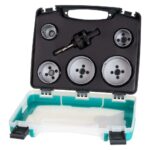 Wolfcraft Set Kruna Bi-Metal Elektrika i Sanitarije 35, 40, 51, 65 i 68 mm / 6 dijelni U Koferu - 3764000