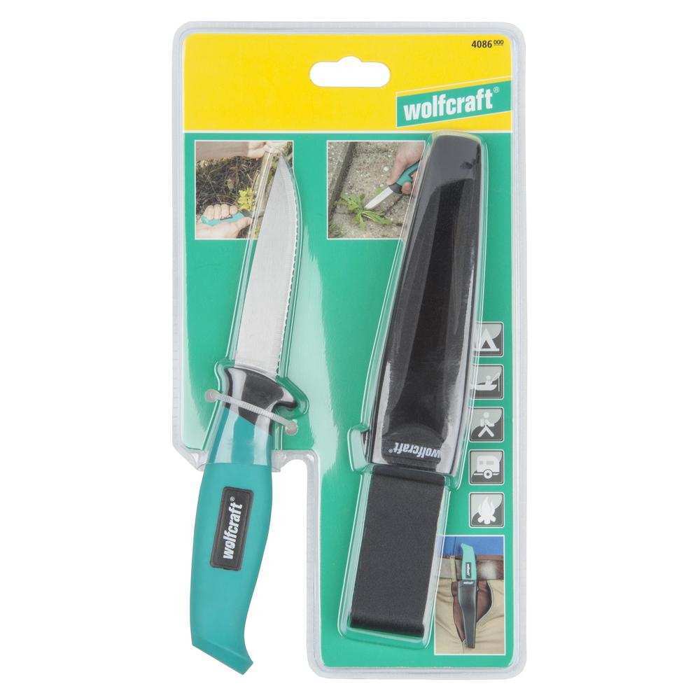 Wolfcraft Nož Sa Futrolom Nazubljena Oštrica 95 mm - 4086000 - Slika 8