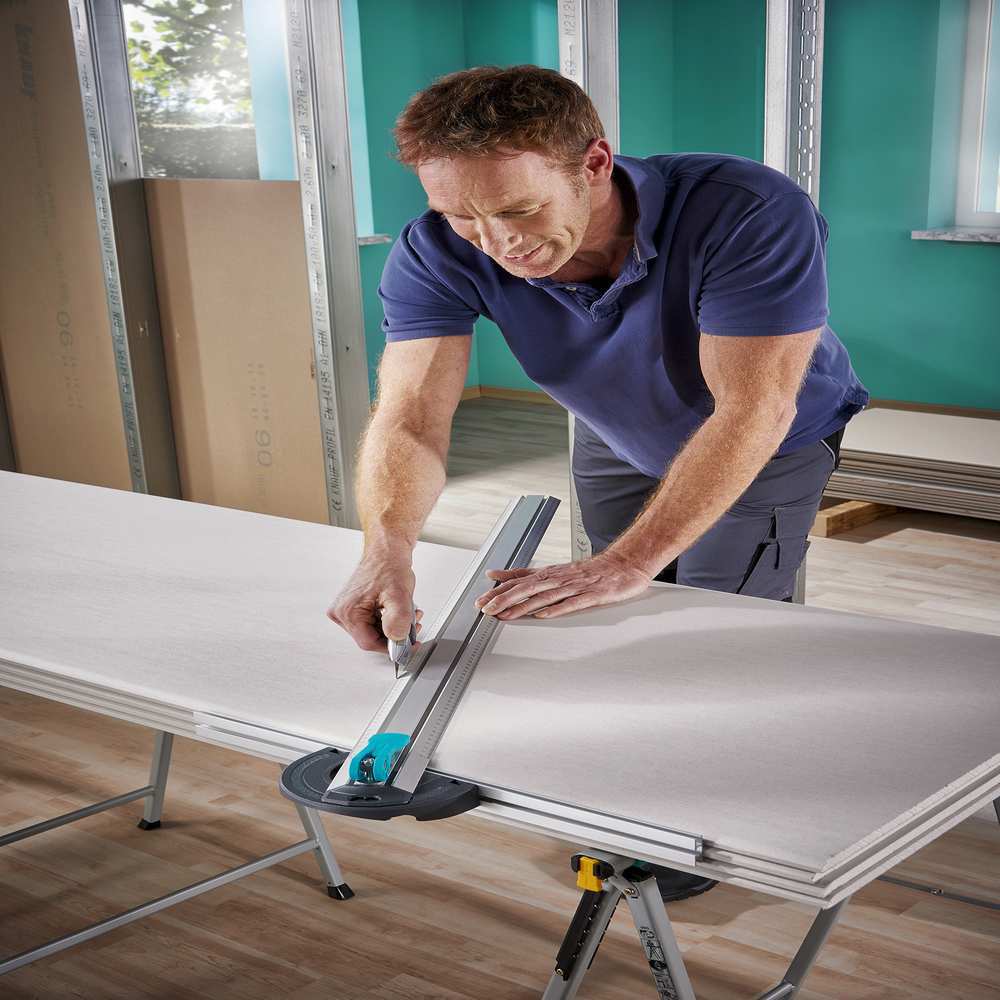 Wolfcraft Rezač Ugaoni Za Gips Ploče Sa T-Vodilicom Za Paralelno Rezanje 1000 mm - 4008000 - Slika 3