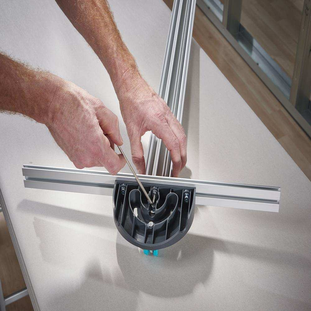 Wolfcraft Rezač Ugaoni Za Gips Ploče Sa T-Vodilicom Za Paralelno Rezanje 1000 mm - 4008000 - Slika 6