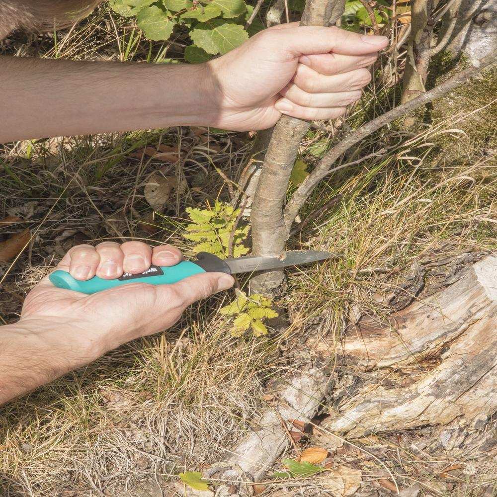 Wolfcraft Nož Sa Futrolom Nazubljena Oštrica 95 mm - 4086000 - Slika 7