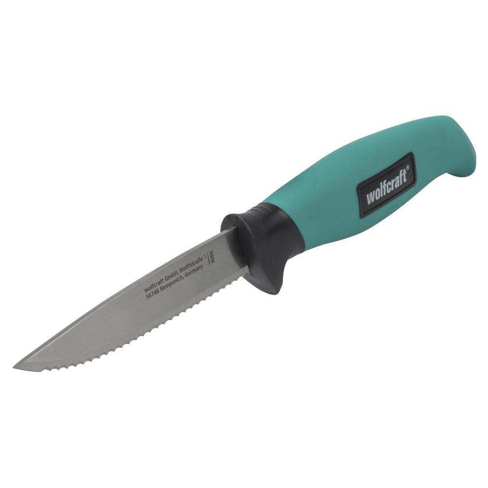 Wolfcraft Nož Sa Futrolom Nazubljena Oštrica 95 mm - 4086000 - Slika 2