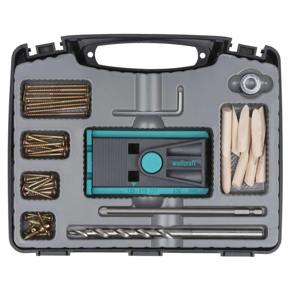 Wolfcraft Set Za Skriveno Tiplovanje PZ 2 / 55 dijelni - 4642000 - Slika 2