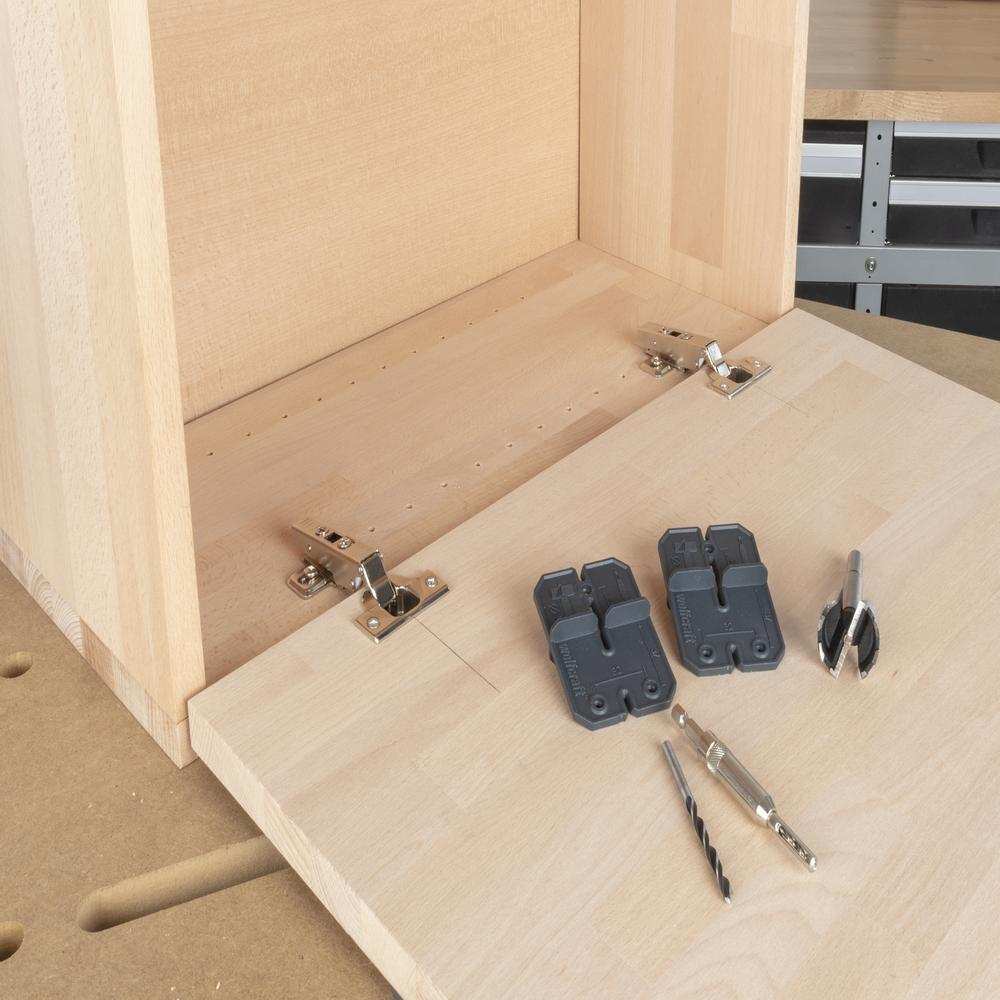 Wolfcraft Set Za Montažu Šarki fi 35 mm / 5 dijelni - 4656000 - Slika 8