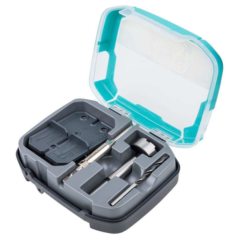 Wolfcraft Set Za Montažu Šarki fi 35 mm / 5 dijelni - 4656000