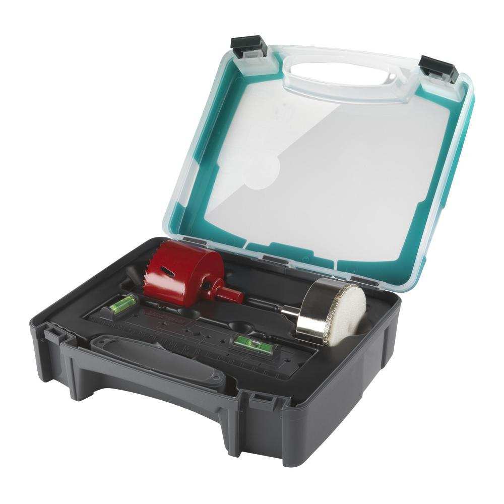 Wolfcraft Set Kruna Za Rupe Sockets fi 68 mm / 3 dijelni - 5981000