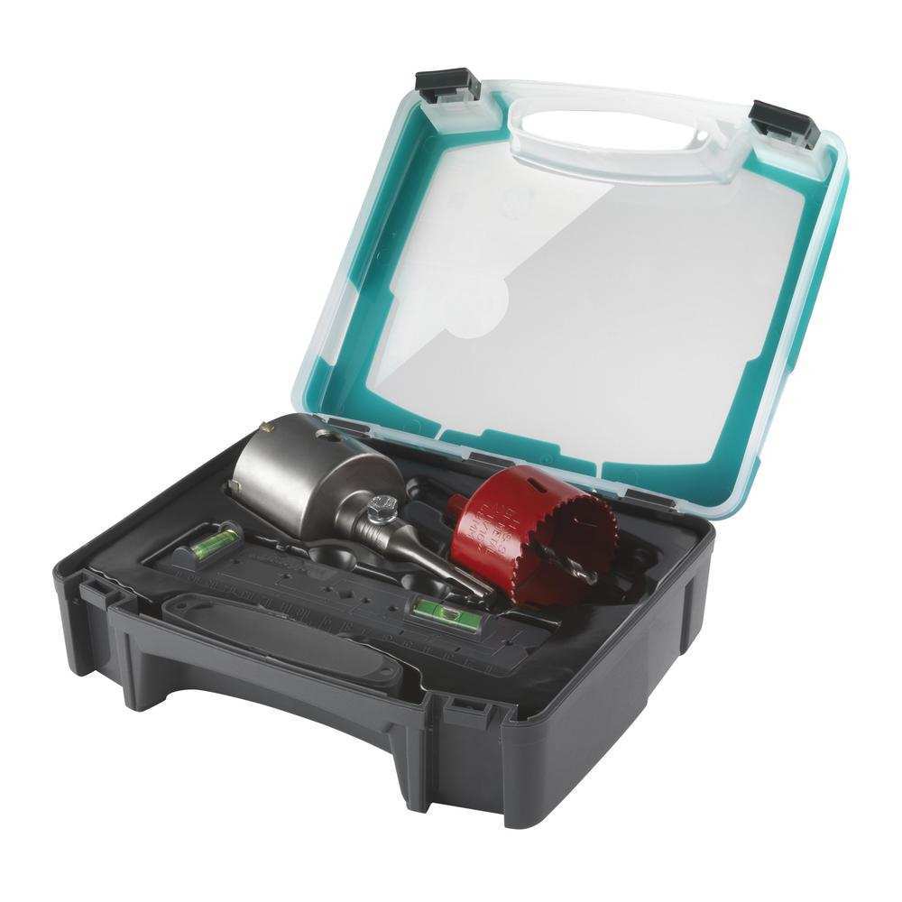 Wolfcraft Set Kruna Za Rupe Universal SDS-plus fi 68 mm / 3 dijelni - 5982000