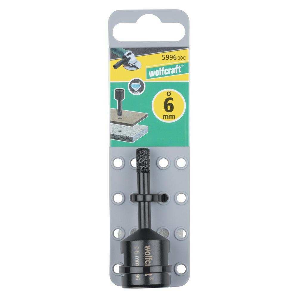 Wolfcraft Kruna Dijamantna Za Pločice "Ceramic" fi 6 / 35 mm M14 Suho Bušenje - 5996000 - Slika 5