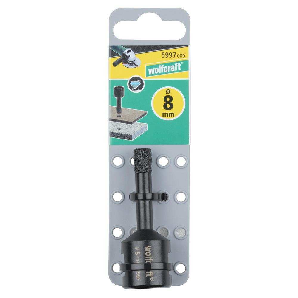 Wolfcraft Kruna Dijamantna Za Pločice "Ceramic" fi 8 / 35 mm M14 Suho Bušenje - 5997000 - Slika 5