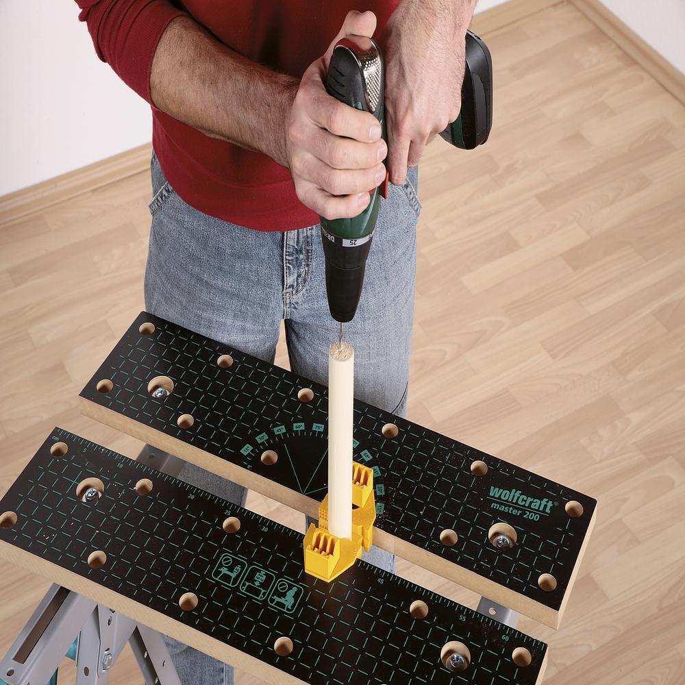 Wolfcraft Stol Radni i Stezni Master 200 / 645 x 450 x 800 mm - 6177000 - Slika 8