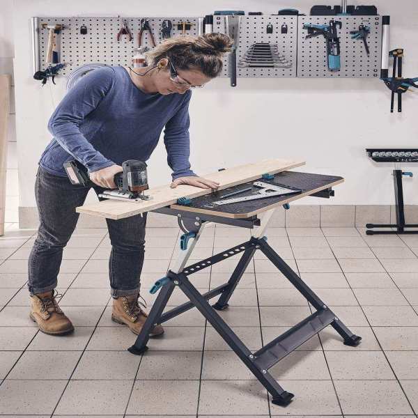 Wolfcraft Stol Radni i Stezni Master 650 Ergo / 650 x 720 x 950 mm - 6870000 - Slika 8