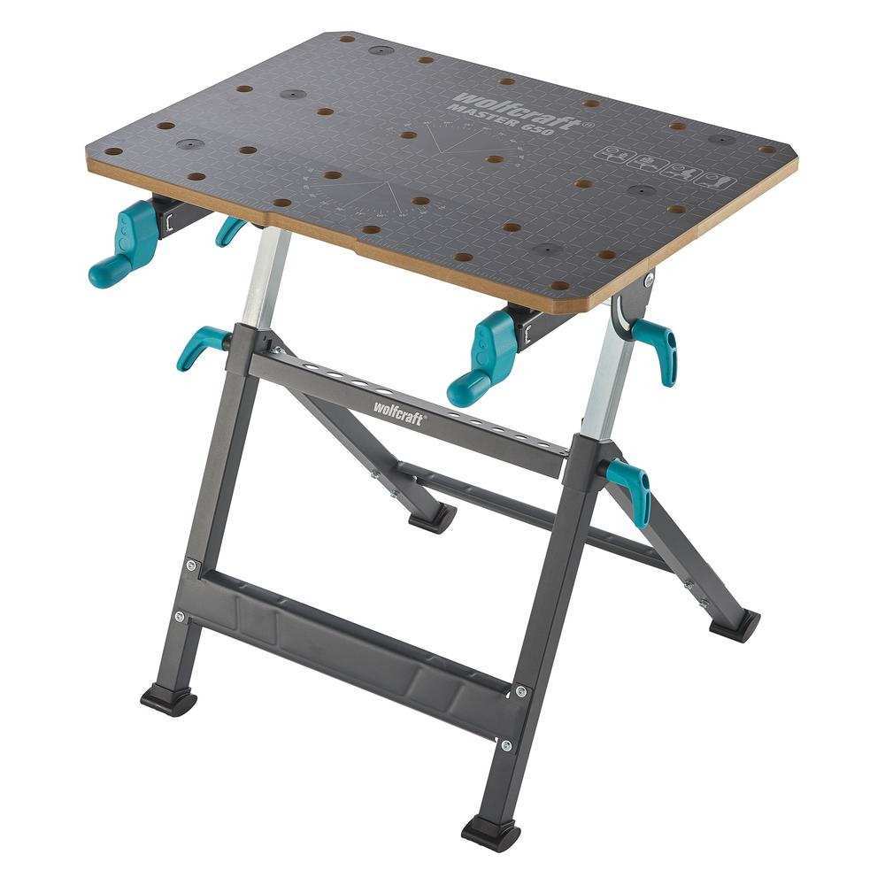 Wolfcraft Stol Radni i Stezni Master 650 Ergo / 650 x 720 x 950 mm - 6870000