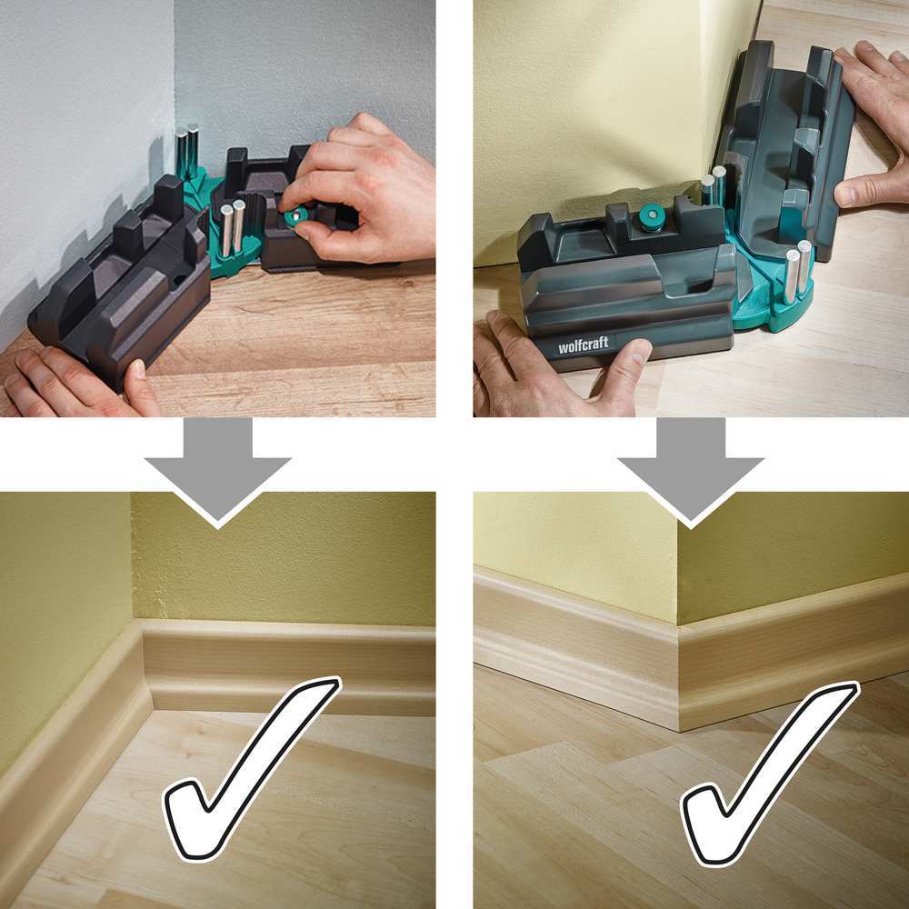 Wolfcraft Šablon Podesivi Za Kutno Rezanje 70 mm / 85 - 180* - 6948000 - Slika 10