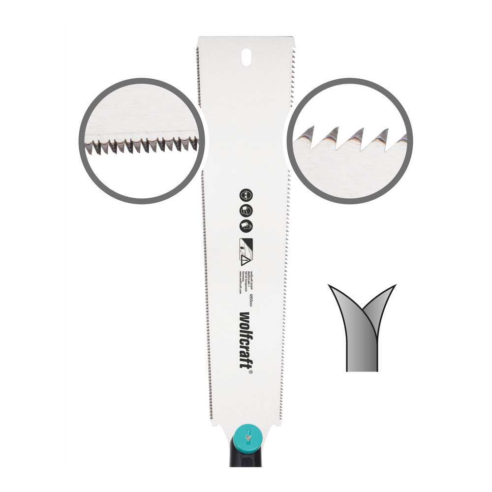 Wolfcraft Pila Japanska Dvostrana Za Drvo i Plastiku 240mm - 6951000 - Slika 3