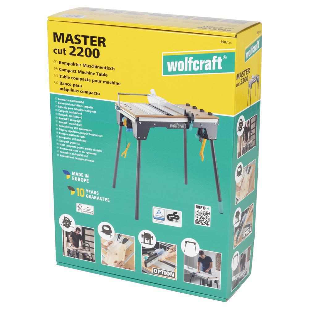 Wolfcraft Stol Radni Multifunkcionalni Mašinski Master Cut 2200 / 915 x 700 x 860 mm - 6907000 - Slika 22