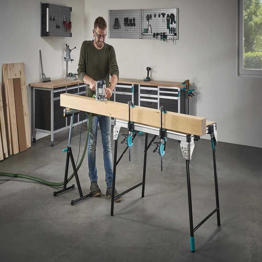Wolfcraft Stol Radni Mobilni Master Work 1600 / 1.110 x 765 x 863 mm - 6909000 - Slika 22