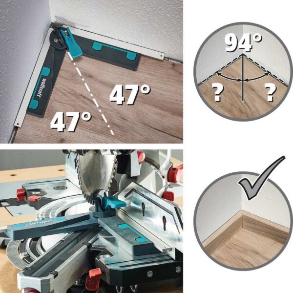Wolfcraft Kutomjer Za Preklopne i Nagibne Pile 30 - 180* - 6957000 - Slika 15