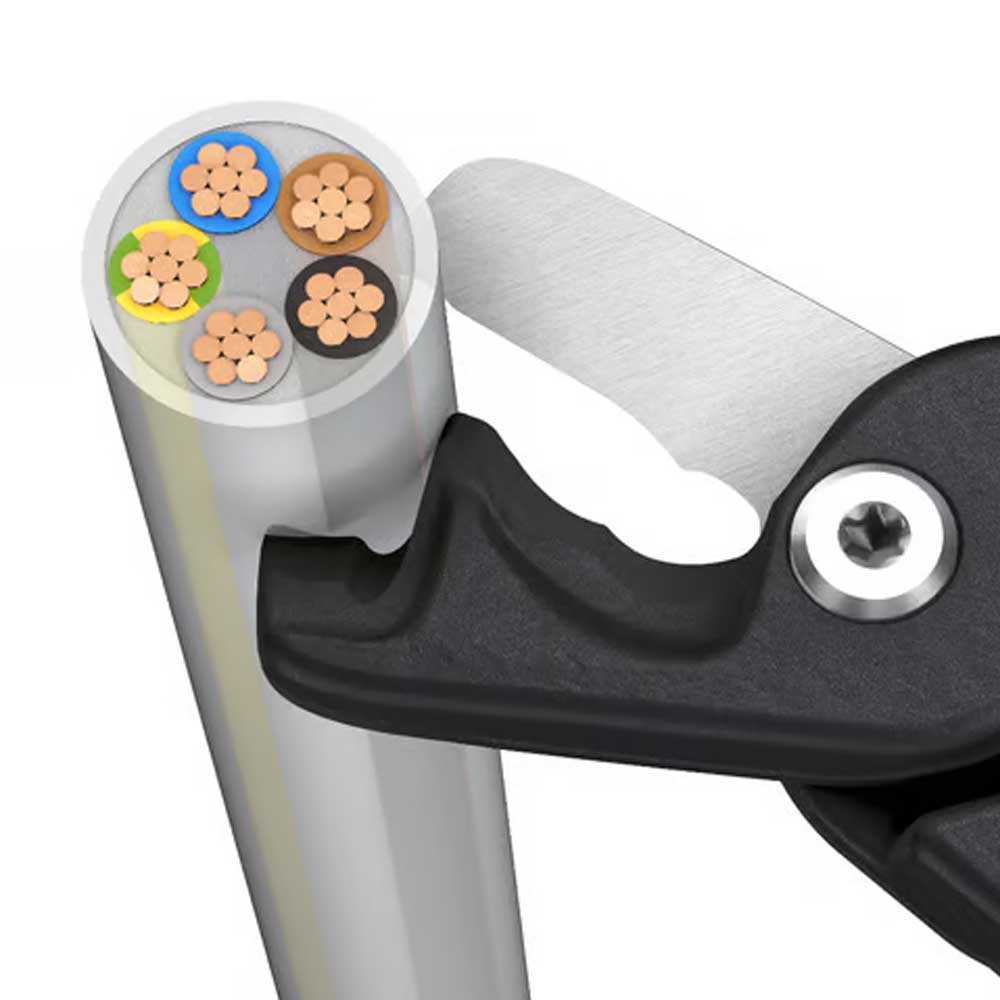 Knipex Škare Makaze 225mm Za Kablove StepCut XL fi 23mm / 120mm2 – 95 11 225 - Slika 2