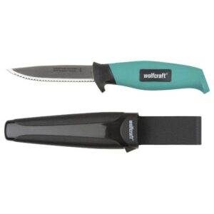 Wolfcraft Nož Sa Futrolom Nazubljena Oštrica 95 mm - 4086000