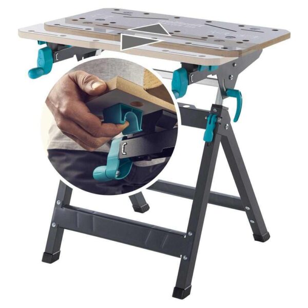 Wolfcraft Stol Radni i Stezni Master 750 Ergo / 680 x 700 x 950 mm - 6871000 - Slika 8