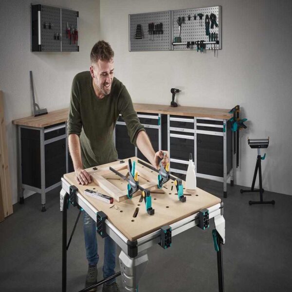 Wolfcraft Stol Radni Mobilni Master Work 1600 / 1.110 x 765 x 863 mm - 6909000 - Slika 19