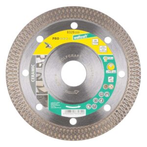 Wolfcraft Dijamantna Rezna Ploča Za Keramiku „Pro Ceramic Turboˮ 115×1,4×22,23 mm - 8328000