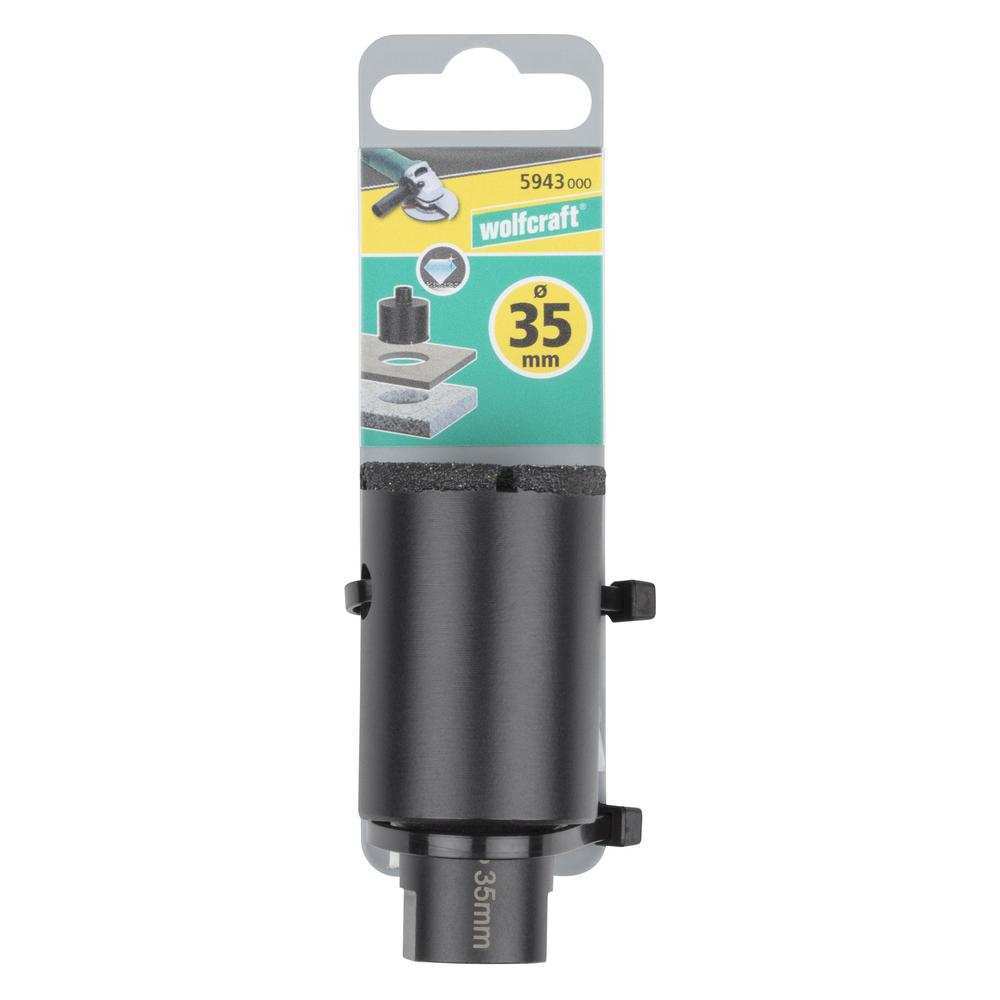 Wolfcraft Kruna Dijamantna Za Pločice "Ceramic" fi 35 / 45 mm M14 Suho Bušenje - 5943000 - Slika 3