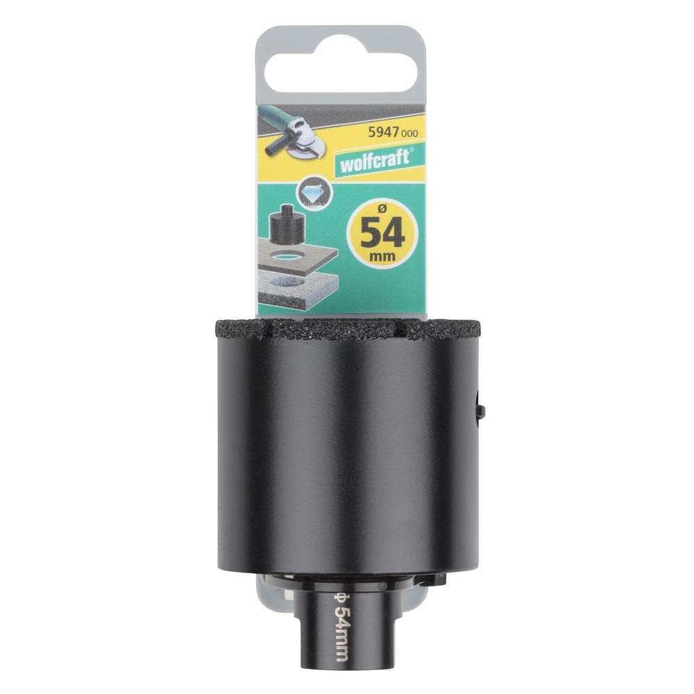 Wolfcraft Kruna Dijamantna Za Pločice "Ceramic" fi 54 / 45 mm M14 Suho Bušenje - 5947000 - Slika 3