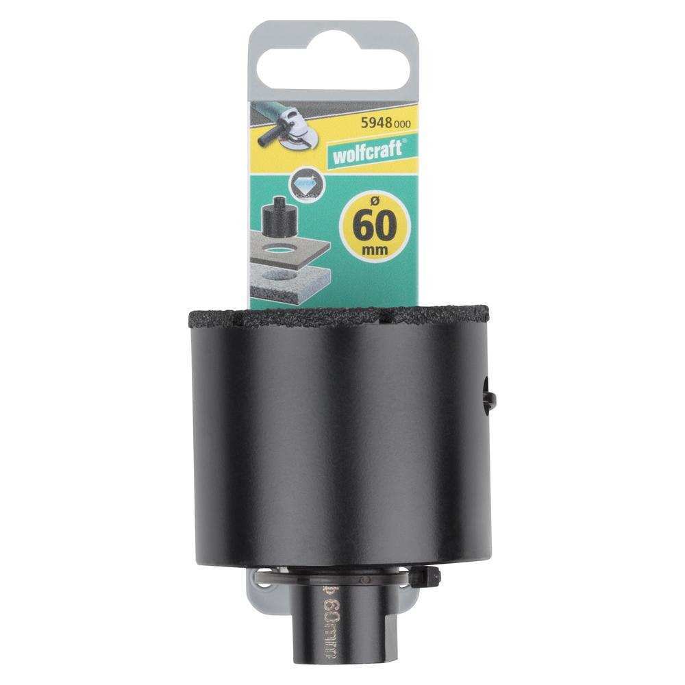 Wolfcraft Kruna Dijamantna Za Pločice "Ceramic" fi 60 / 45 mm M14 Suho Bušenje - 5948000 - Slika 3