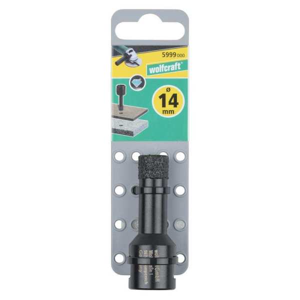 Wolfcraft Kruna Dijamantna Za Pločice "Ceramic" fi 14 / 35 mm M14 Suho Bušenje - 5999000 - Slika 5