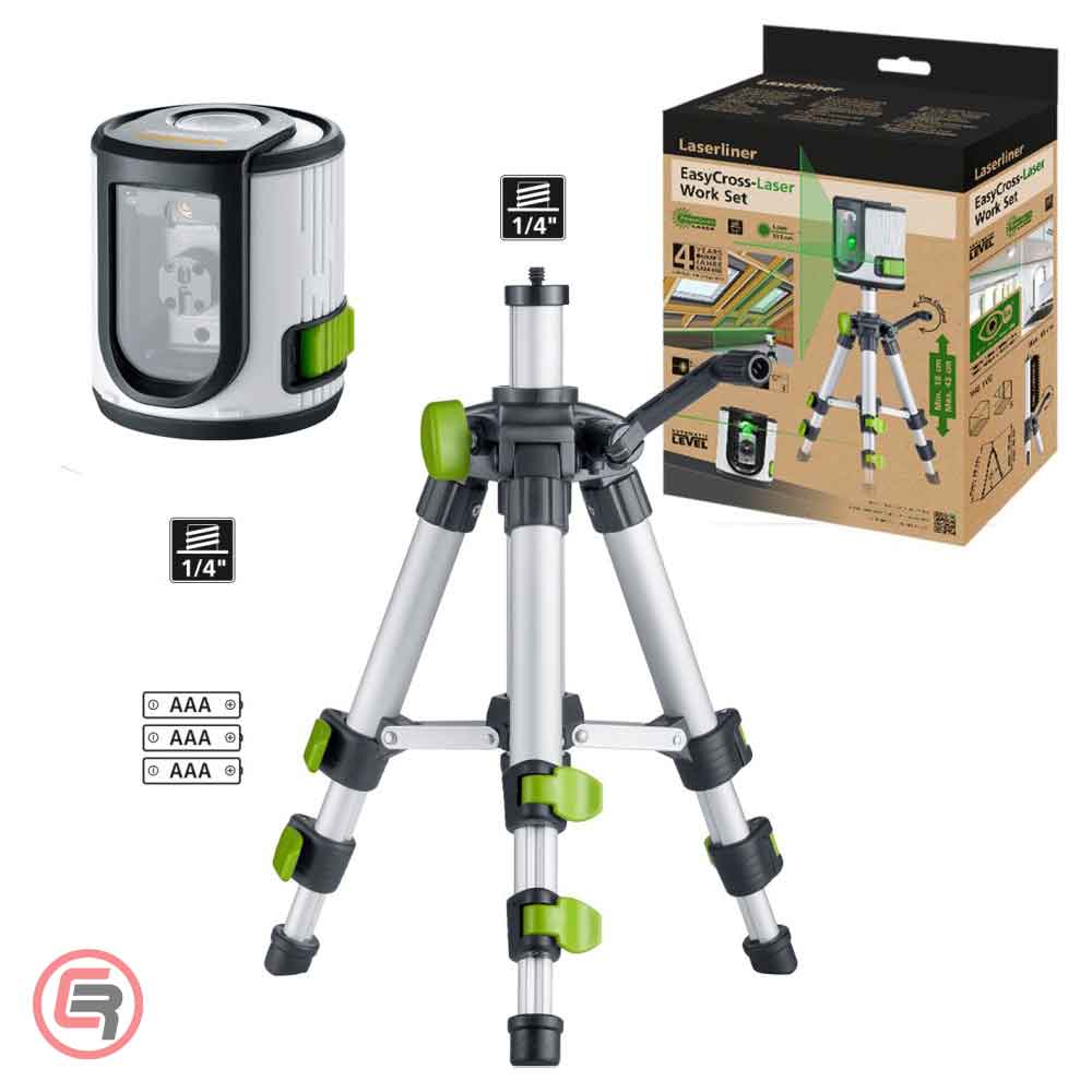 Laserliner Laser Linijski Križni EasyCross-Laser Work Set – 081.082E - Slika 7