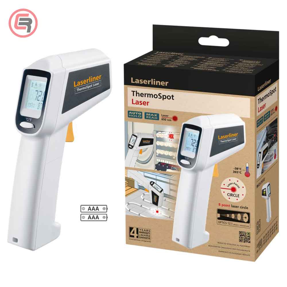 Laserliner Termometar Laserski ThermoSpot Laser -38°C ... 365°C – 082.040E - Slika 5