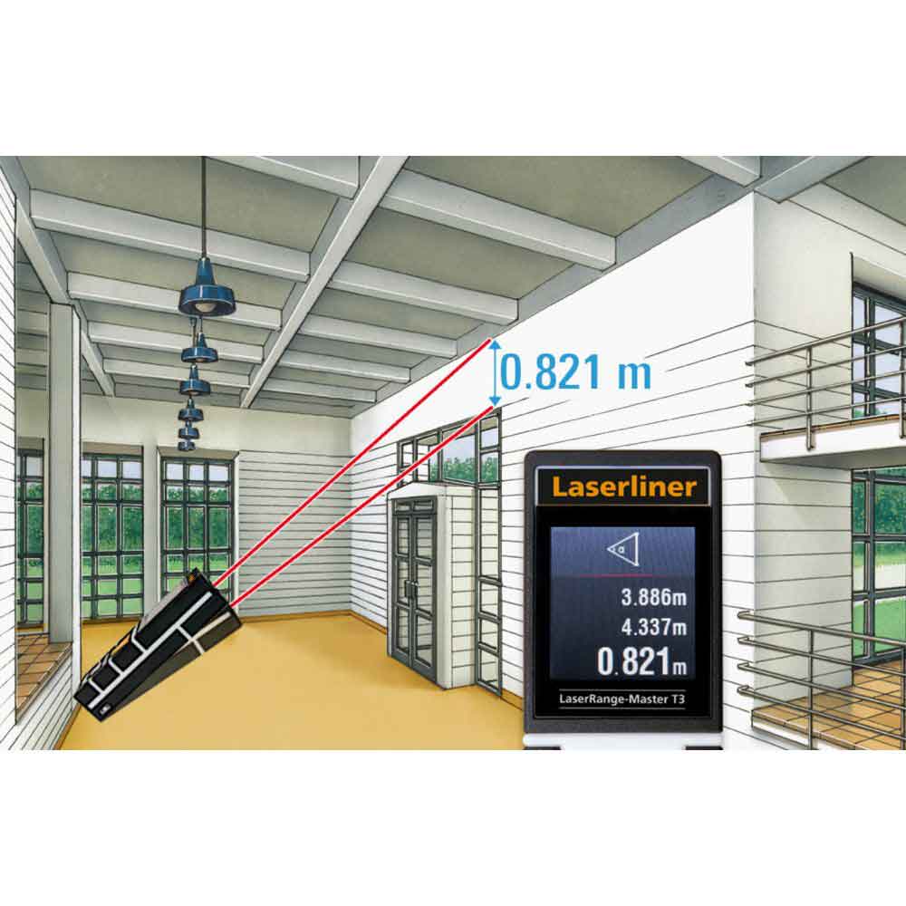 Laserliner Laserski Metar Daljinomjer Master T3 / 30 m – 080.840A - Slika 7