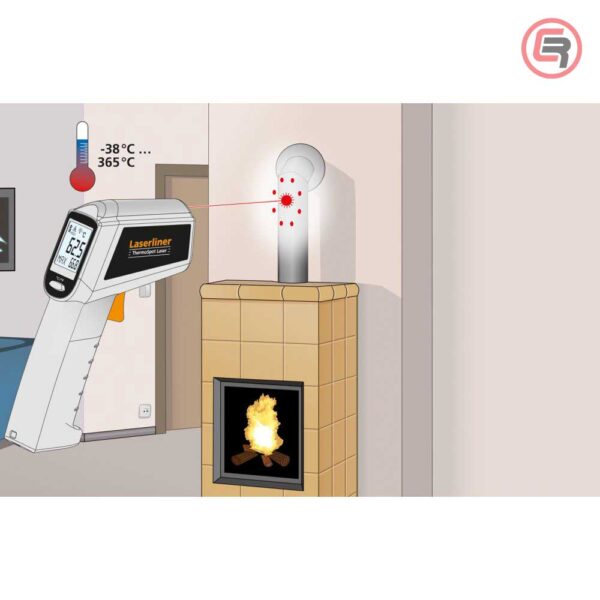 Laserliner Termometar Laserski ThermoSpot Laser -38°C ... 365°C – 082.040E - Slika 7