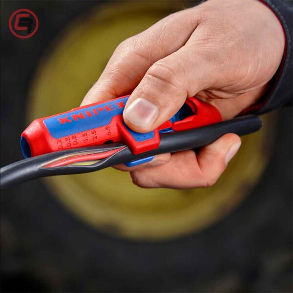 Knipex Skidač Izolacije Za Fotonaponske / Solarne Kablove ErgoStrip PV 4/6 mm2 - 16 95 03 SB - Slika 4