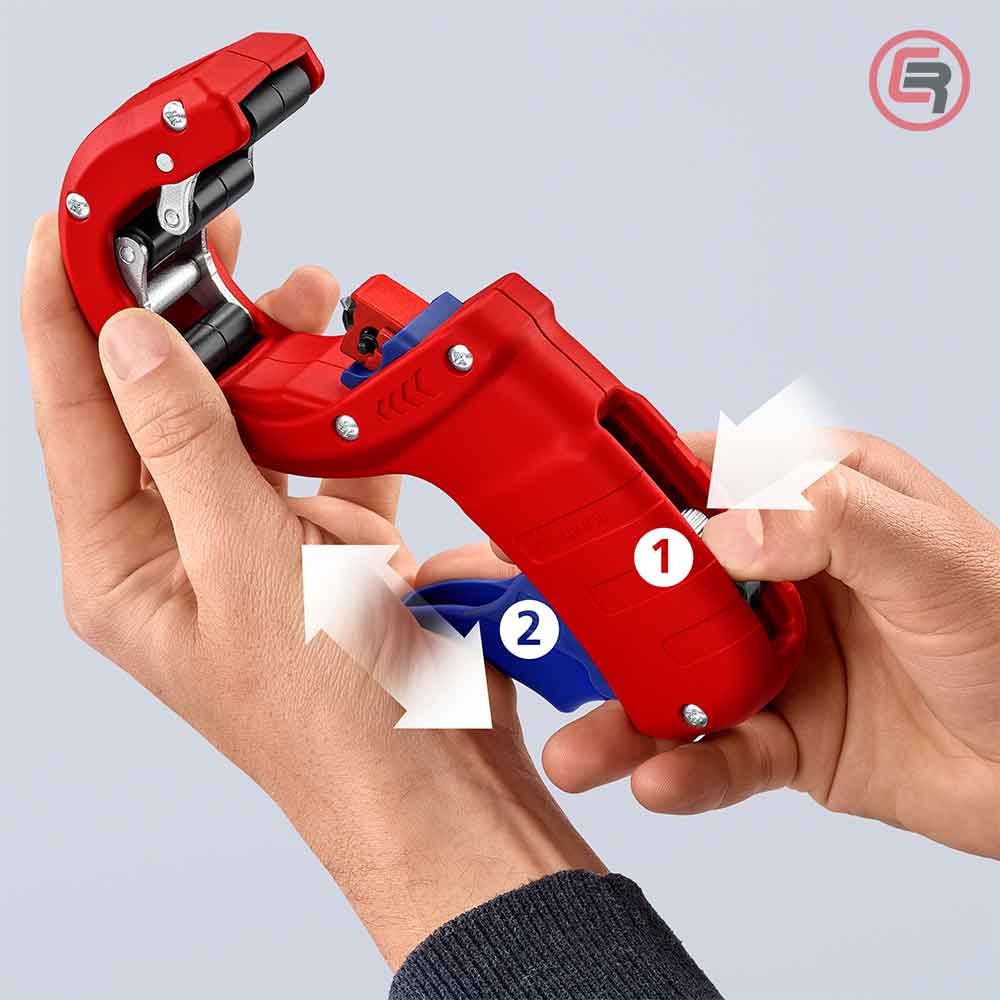 Knipex Rezač Za PVC Cijevi DPT50 - fi 32 / 40 / 50 mm - 90 23 02 BK - Slika 4