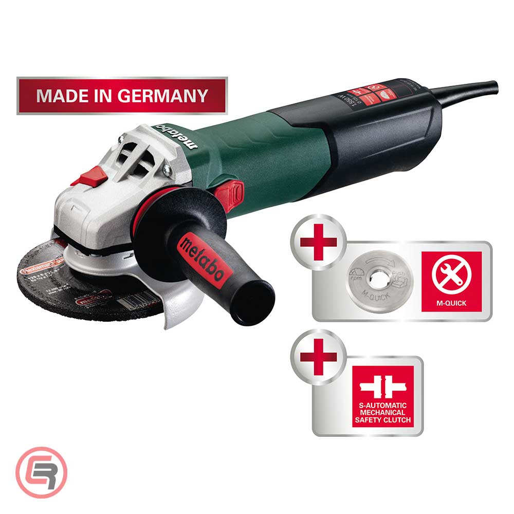 Metabo Brusilica WE 15-125 Quick Kutna 125 mm / 1.550 W - 600448000 - Slika 4