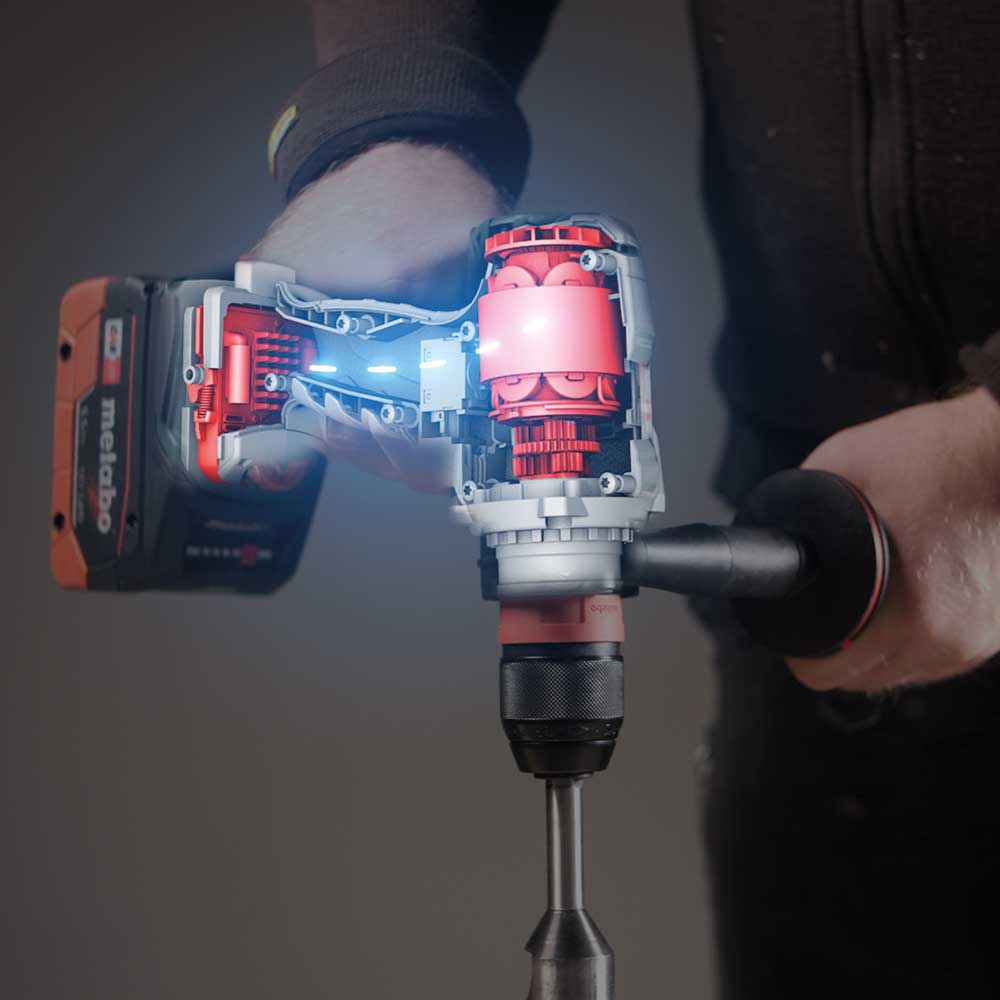 Metabo Bušilica - Odvijač Aku BS 18 LTX BL I 18 V 2 x AKU (5,5 Ah LiHD) ASC 145 + metaBOX 145 L  – 602358660 - Slika 2