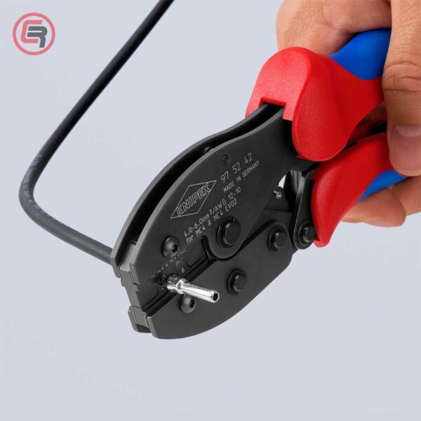 Knipex Kliješta Za Presanje Fotonaponskih / Solarnih MC4 / MC4 EVO 2 Konektora PreciForce – 97 52 42 - Slika 8