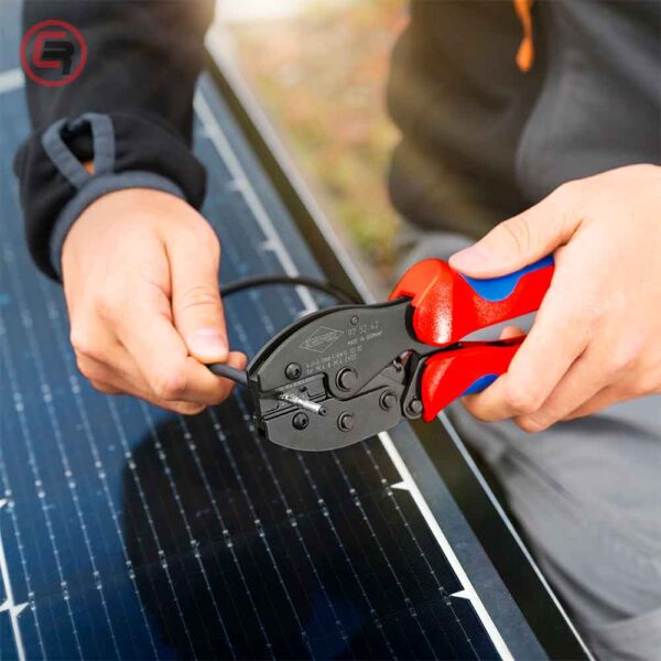 Knipex Kliješta Za Presanje Fotonaponskih / Solarnih MC4 / MC4 EVO 2 Konektora PreciForce – 97 52 42 - Slika 13