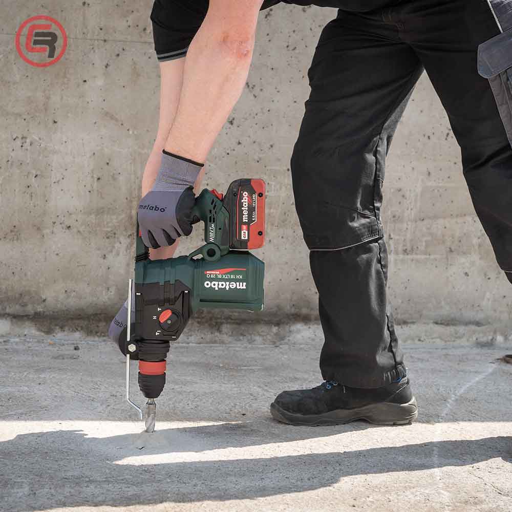 Metabo Čekić Kombinovani Aku KH 18 LTX BL 28 Q Set ISA 18V 2xAKU (5,5 Ah LiHD) ASC145 + metaBOX 185 XL – 601715930 - Slika 3