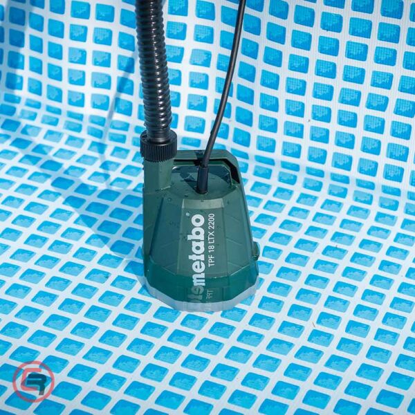 Metabo Pumpa Za Vodu Potopna Aku TPF 18 LTX 2200 + Adapter Za Bure / 18 V (bez baterija i punjača) – 601729850 - Slika 7