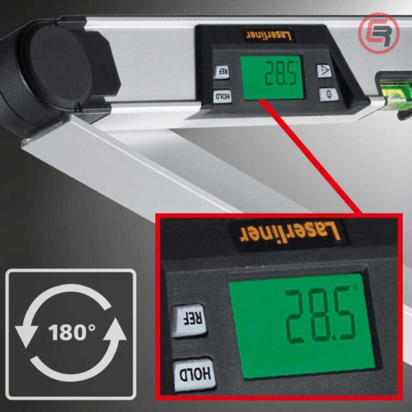 Laserliner Uglomjer Kutomjer Digitalni 0 - 220* ArcoMaster 60 – 075.131A - Slika 5