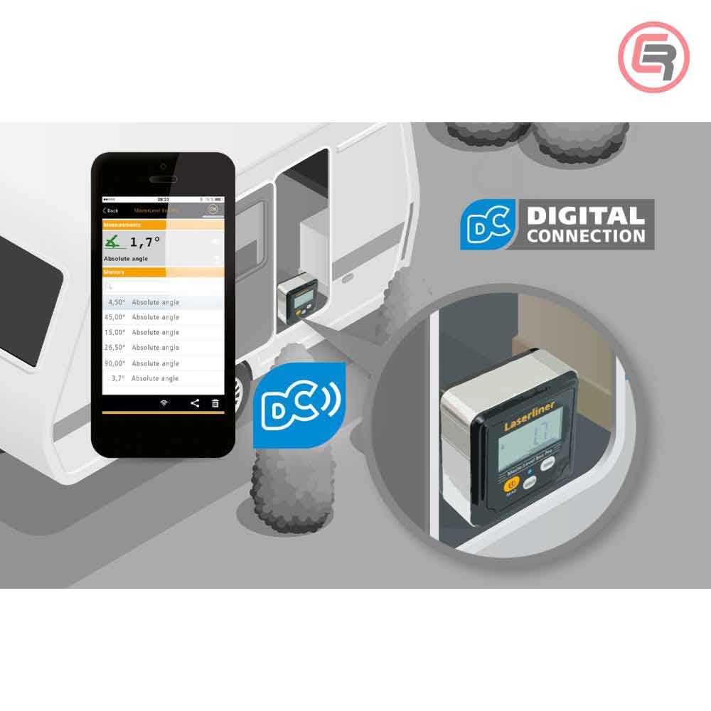 Laserliner Libela Digitalna 28 mm / 360° MasterLevel Box Pro – 081.262A - Slika 7