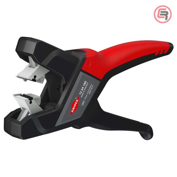 Knipex Kliješta Za Skidanje Izolacije 0,75 - 2,5 mm2 Automatska Za Ravne Kablove – 12 64 180 - Slika 3