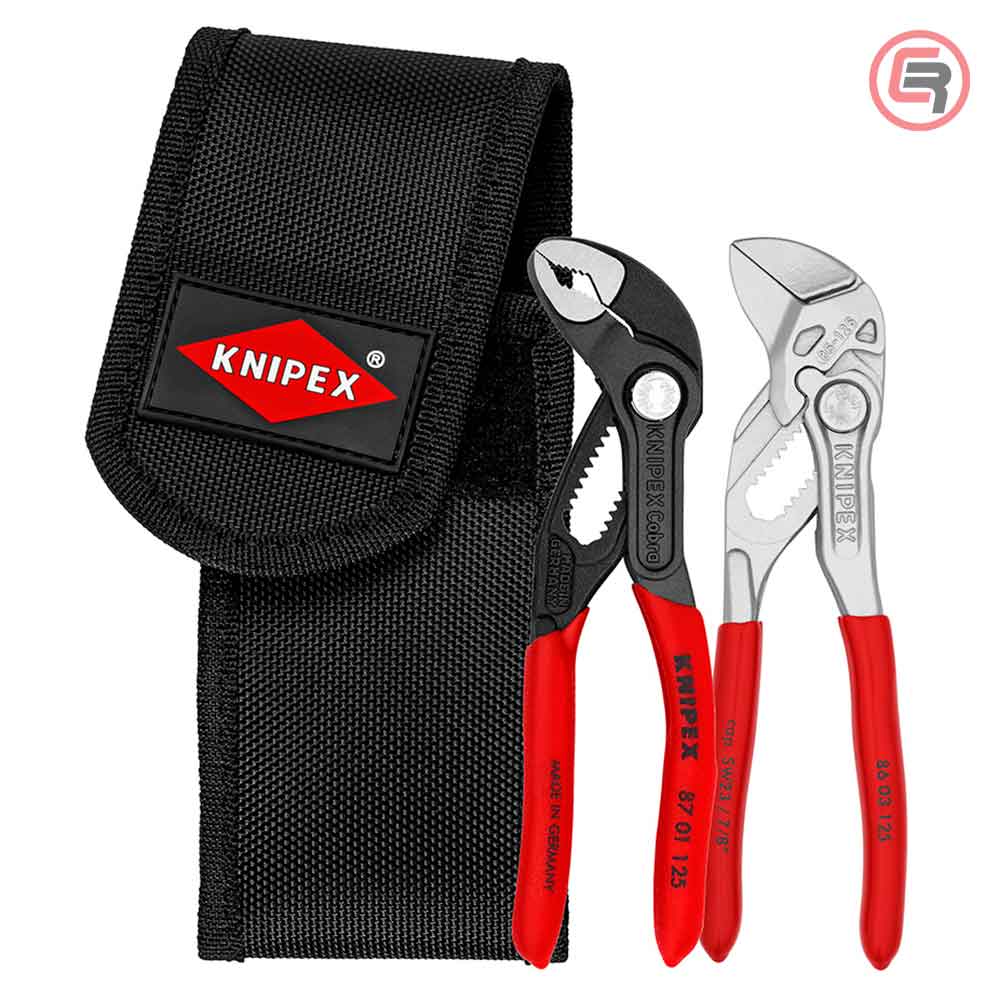 Knipex Set Kliješta Ključ 86 03 125 + Papagajke Cobra 87 01 125 U Torbici - 00 20 72 V04